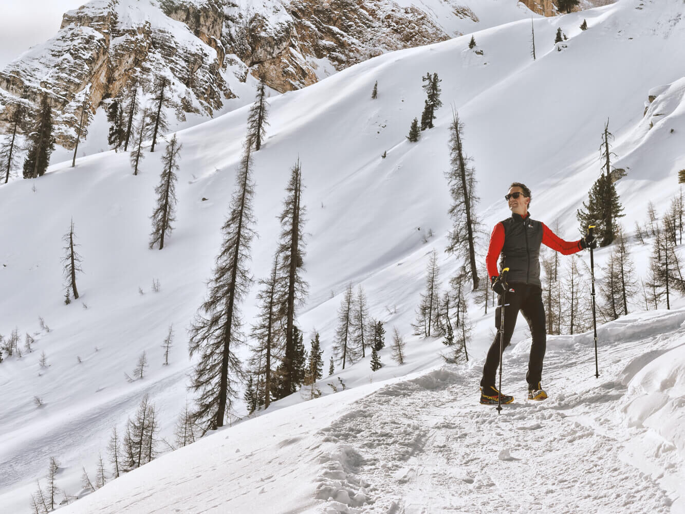 In der Region Gastein warten auch im Winter Wanderwege auf die Gäste.